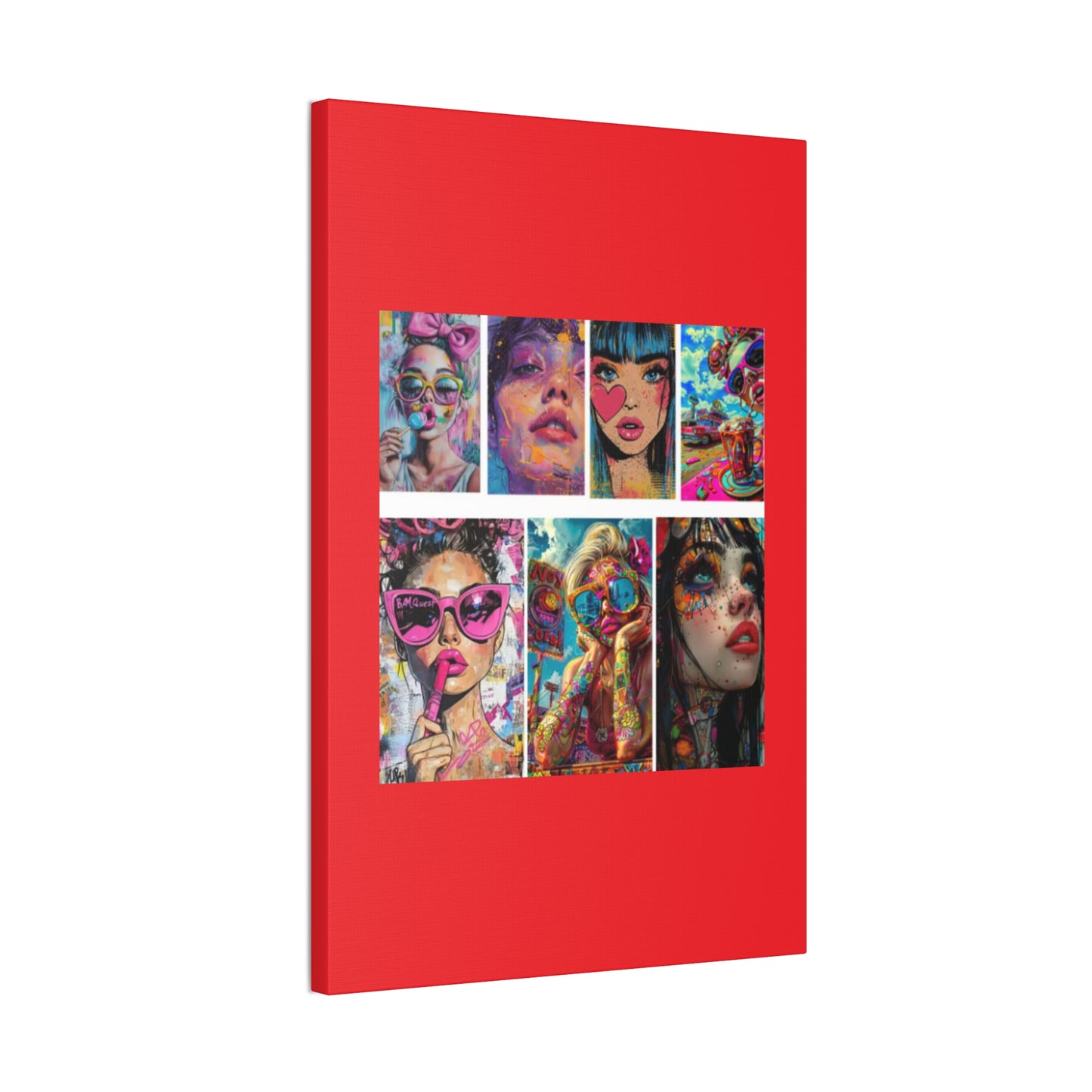 Pop Art Muse Canvas | Statement Wall Art
