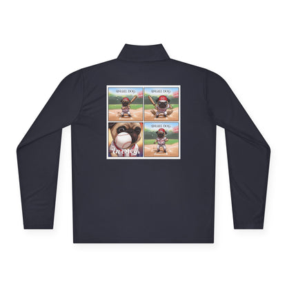 Small Dog Big Energy Quarter Zip | Eco-Limited