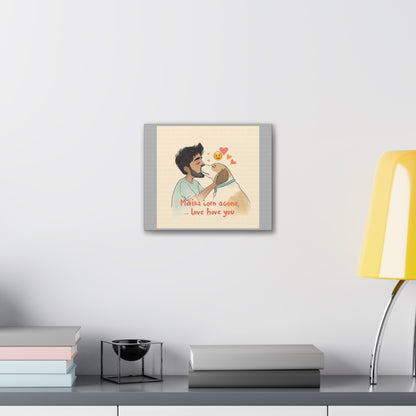 Love Never Leaves Canvas | Eco-Limited