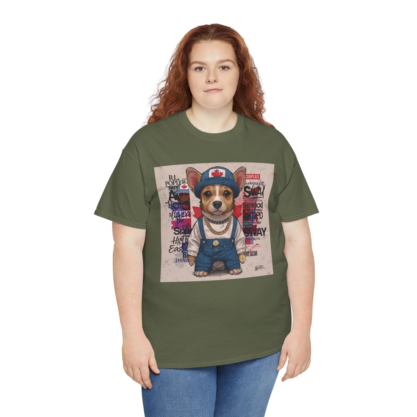 Lucky Street Pup Art T-Shirt | Eco-Limited