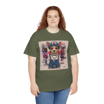 Lucky Street Pup Art T-Shirt | Eco-Limited