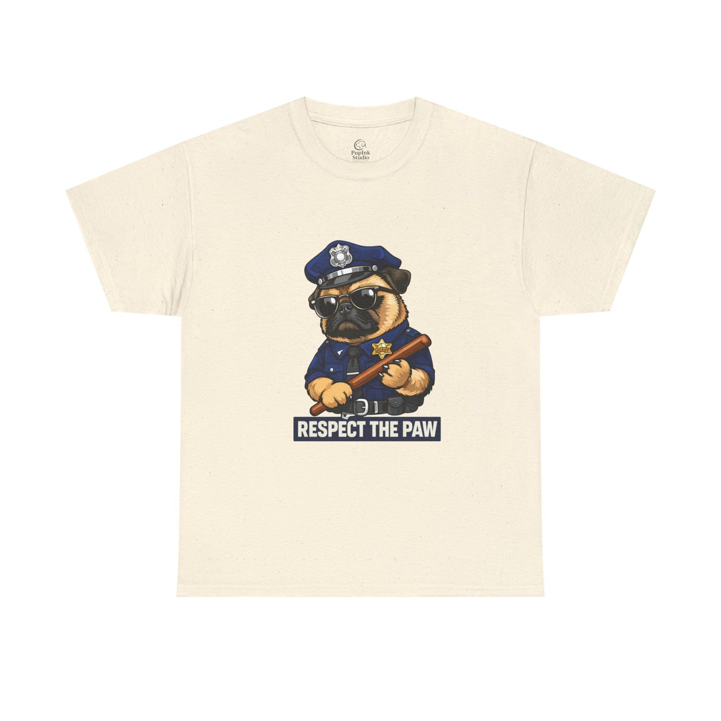 Respect The Paw K9 Officer Dog T-Shirt | Eco-Limited