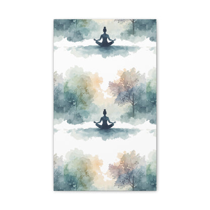 Peace Within Meditation Canvas Wall Art | Eco-Limited