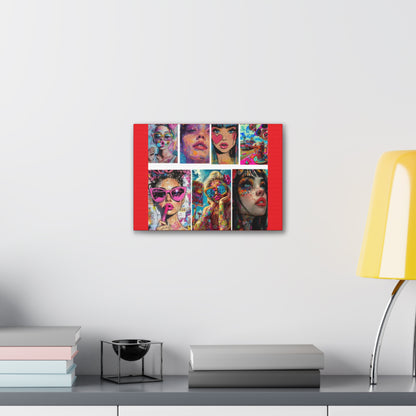 Pop Art Muse Canvas | Statement Wall Art