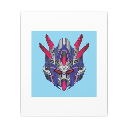 Mecha Warrior Helmet Organic Canvas