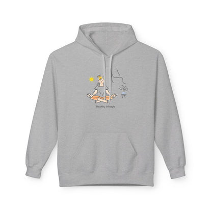 Healthy Lifestyle Illustration Hoodie | Eco-Limited