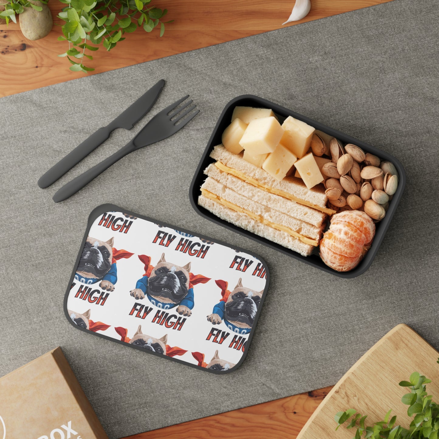 French Bulldog Organic Lunch Box