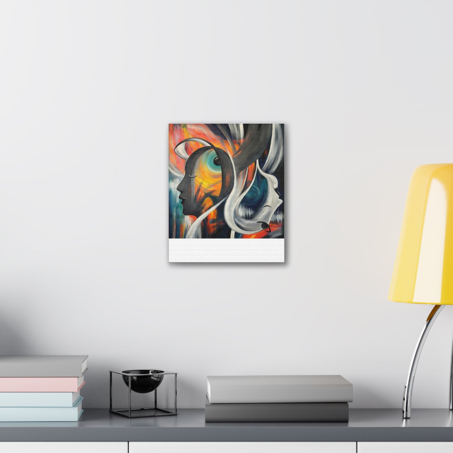Abstract Expression Portrait Canvas | Eco-Limited
