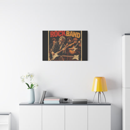 Rock Band Vintage Canvas Wall Art | Eco - Limited