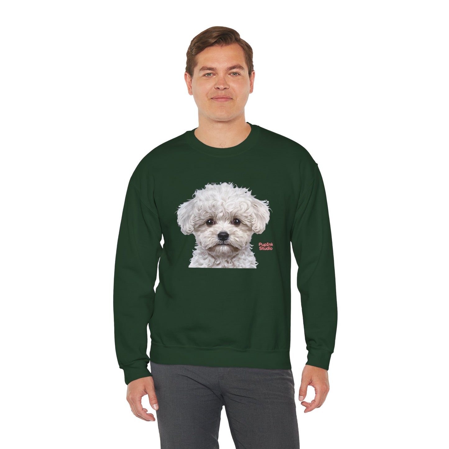 Poodle Portrait Graphic Sweater | Eco-Limited