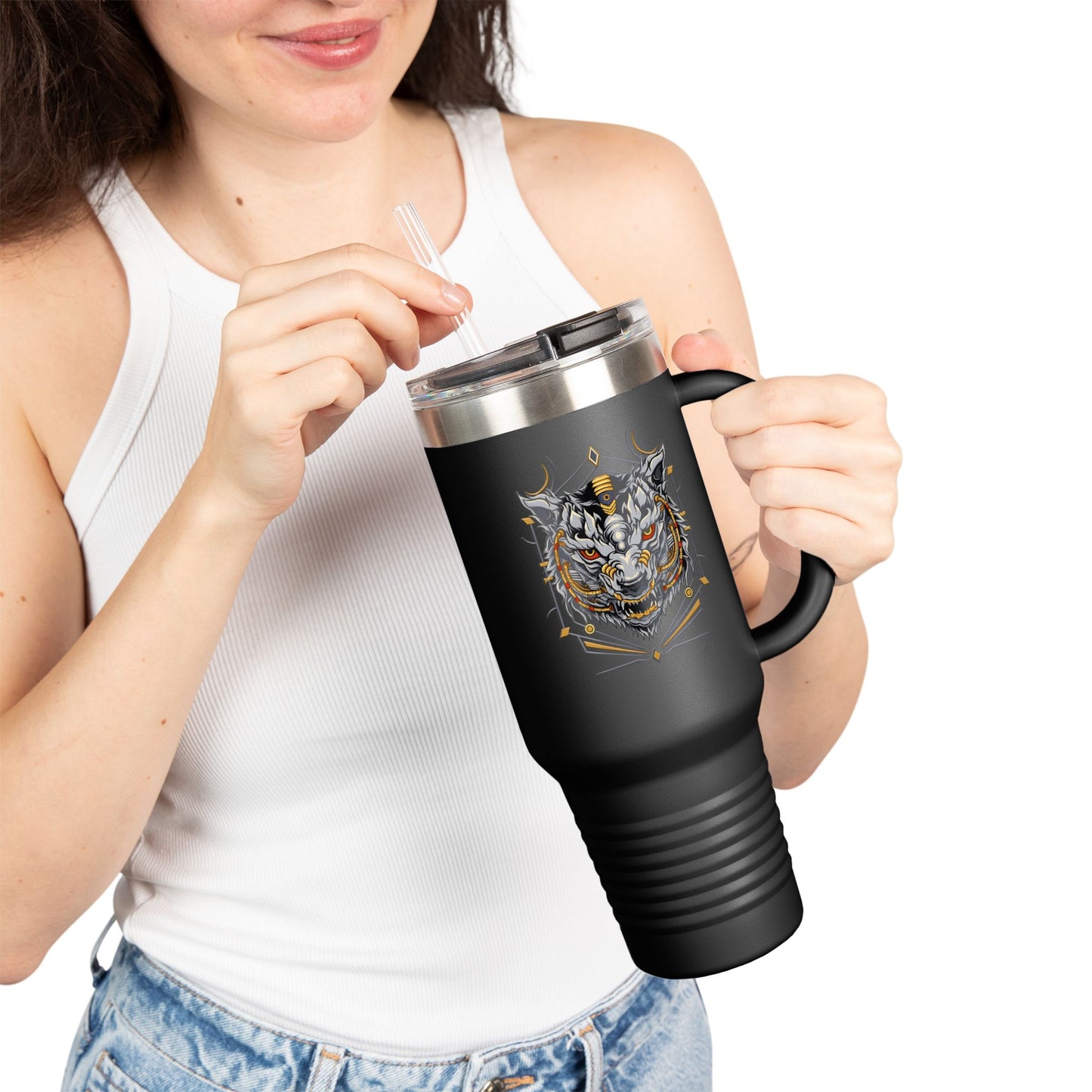 Tiger Emblem Stainless Steel Tumbler | Eco-Limited