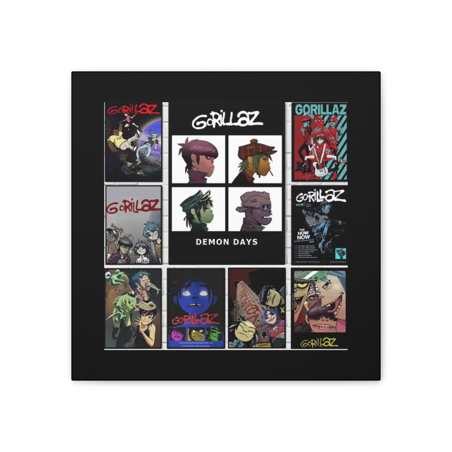 Pop Culture Icons Collage Canvas | Art Edition