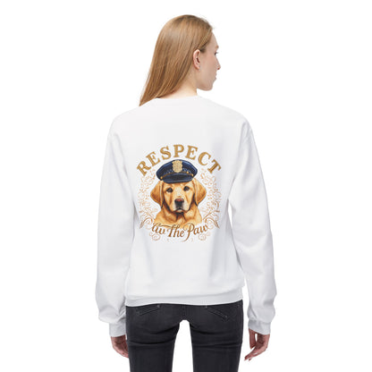 Respect The Paw Golden Retriever Sweatshirt | Eco-Limited
