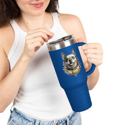 French Bulldog Emblem Stainless Steel Tumbler | Eco-Limited