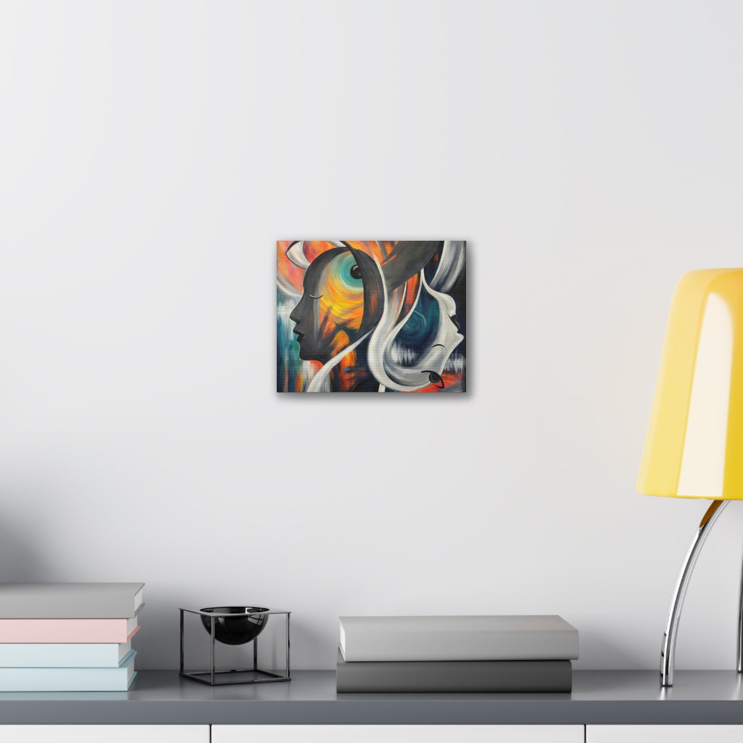 Abstract Expression Portrait Canvas | Eco-Limited