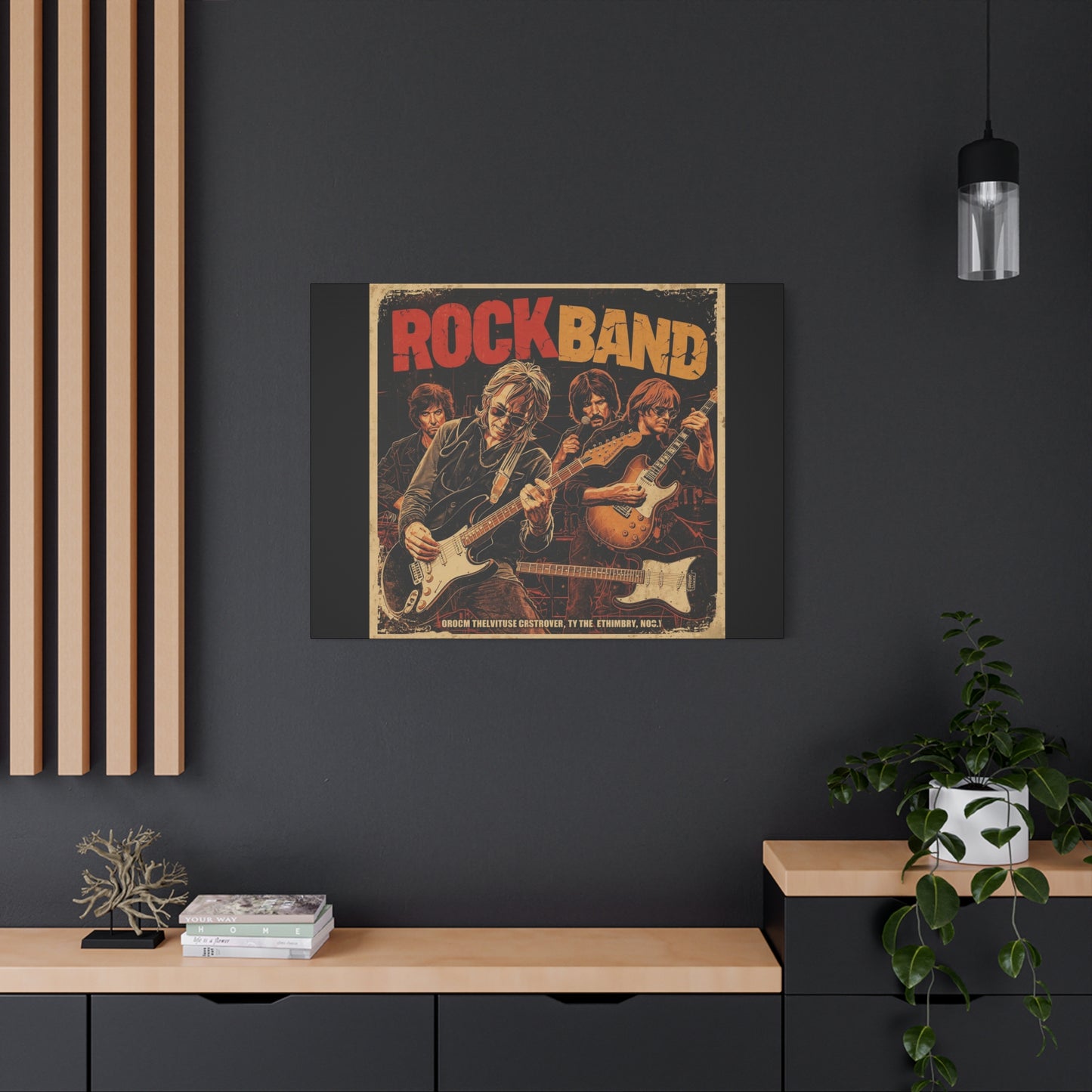 Rock Band Vintage Canvas Wall Art | Eco - Limited
