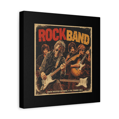 Rock Band Vintage Canvas Wall Art | Eco - Limited