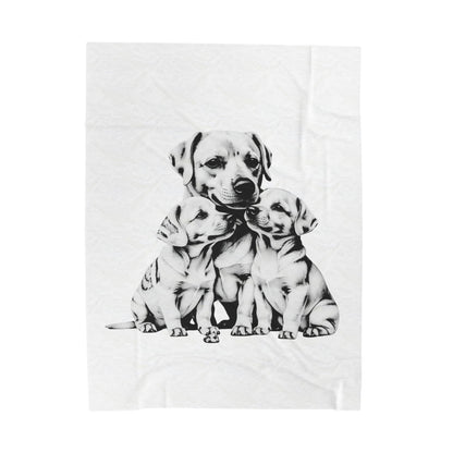 Loyal Love Dog Family Blanket | Eco-Limited