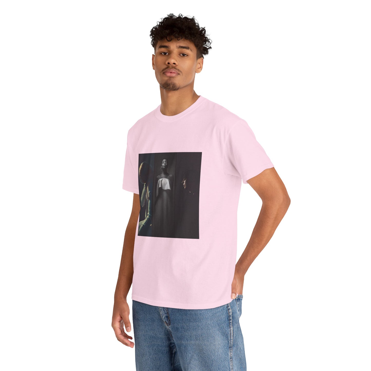 Moody Portrait Triptych Graphic T-Shirt | Eco-Limited