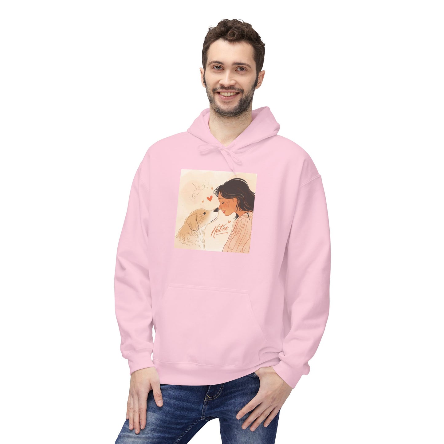 Dog Mom Love Moment Graphic Hoodie Gift | Eco-Friendly - Limited