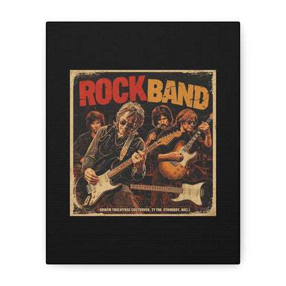 Rock Band Vintage Canvas Wall Art | Eco - Limited