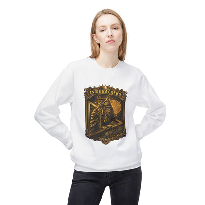 Indie Hackers Owl Graphic Sweatshirt | Eco-Limited