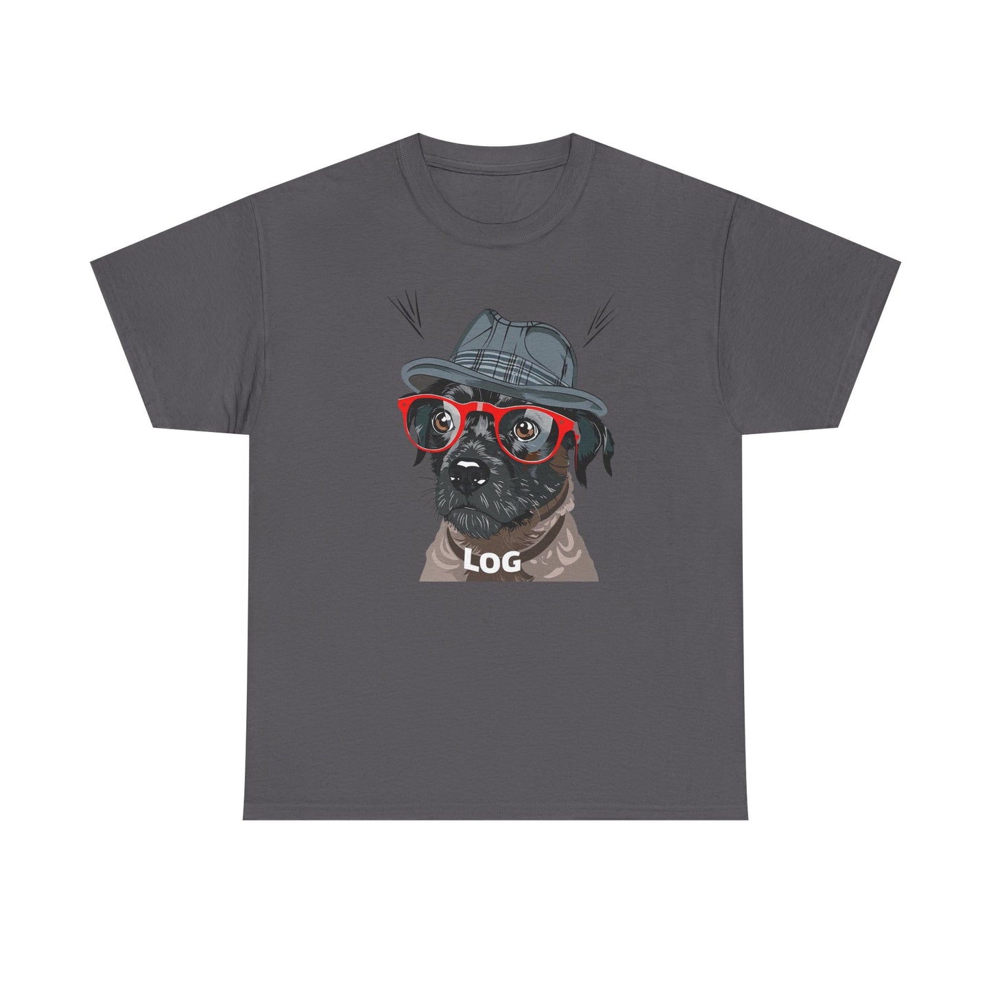 Hipster Dog Glasses T-Shirt | Eco-Limited