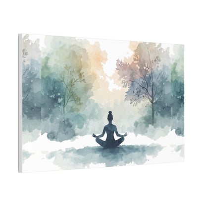 Peace Within Meditation Canvas Wall Art | Eco-Limited