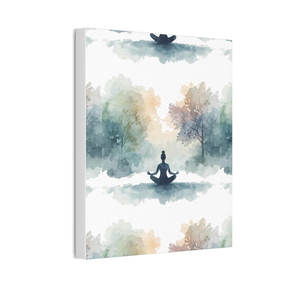 Peace Within Meditation Canvas Wall Art | Eco-Limited