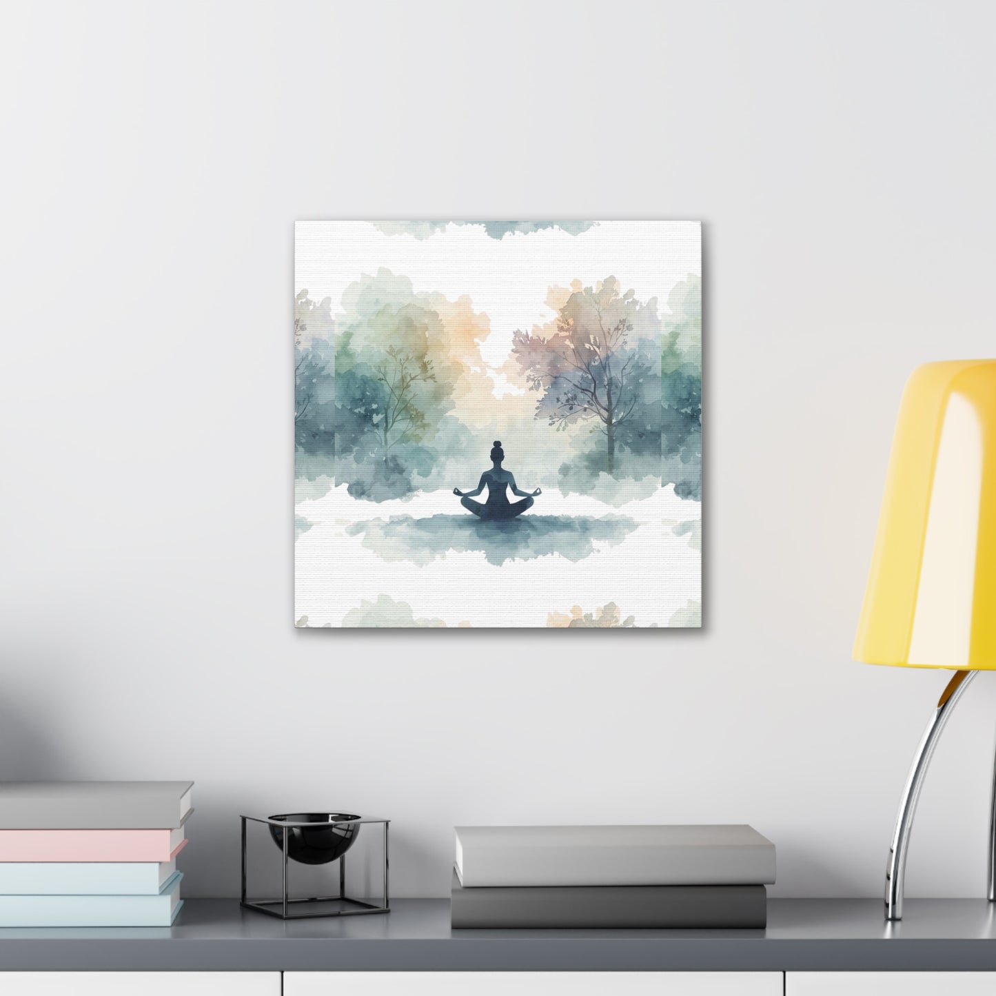 Peace Within Meditation Canvas Wall Art | Eco-Limited