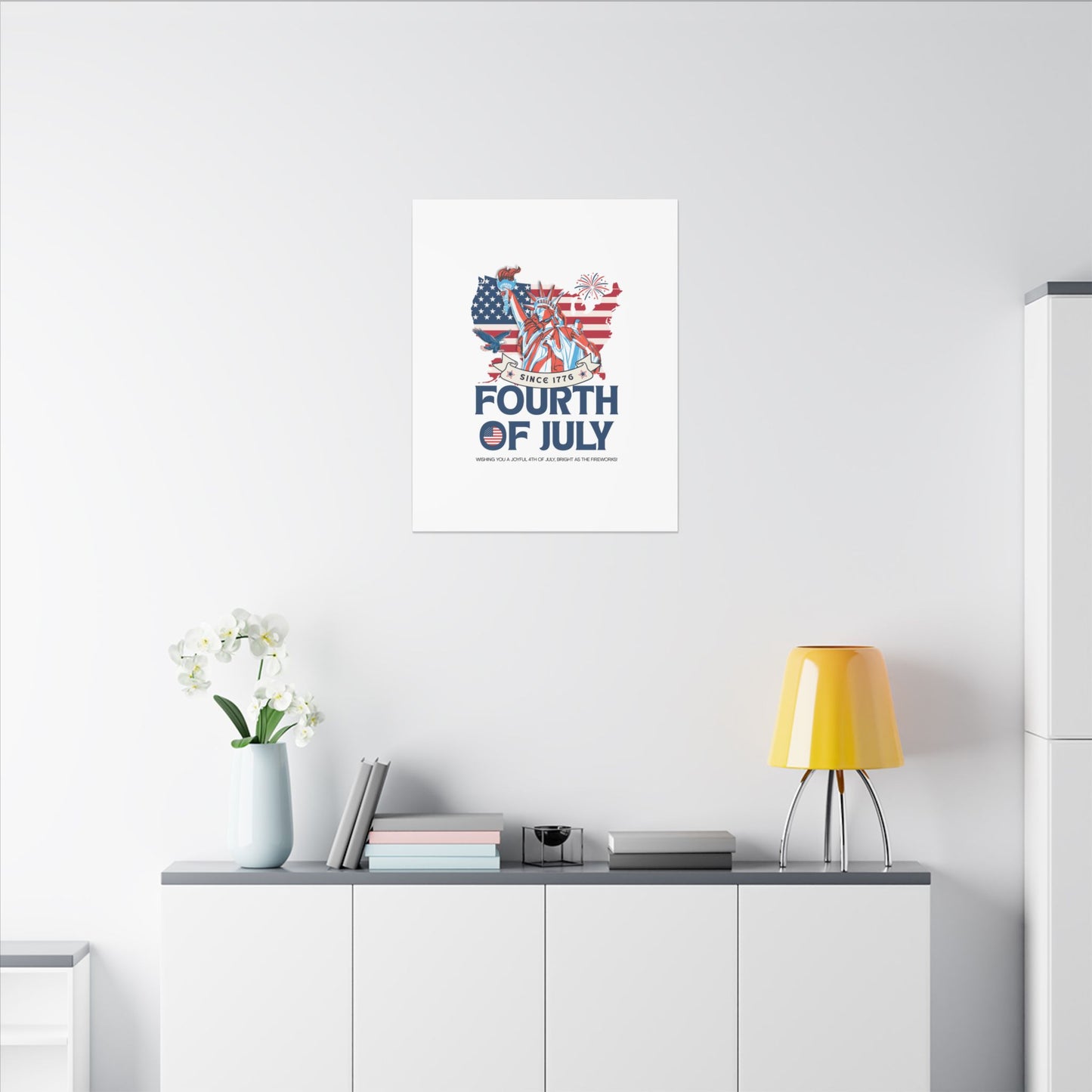 Fourth of July Canvas Wall Art