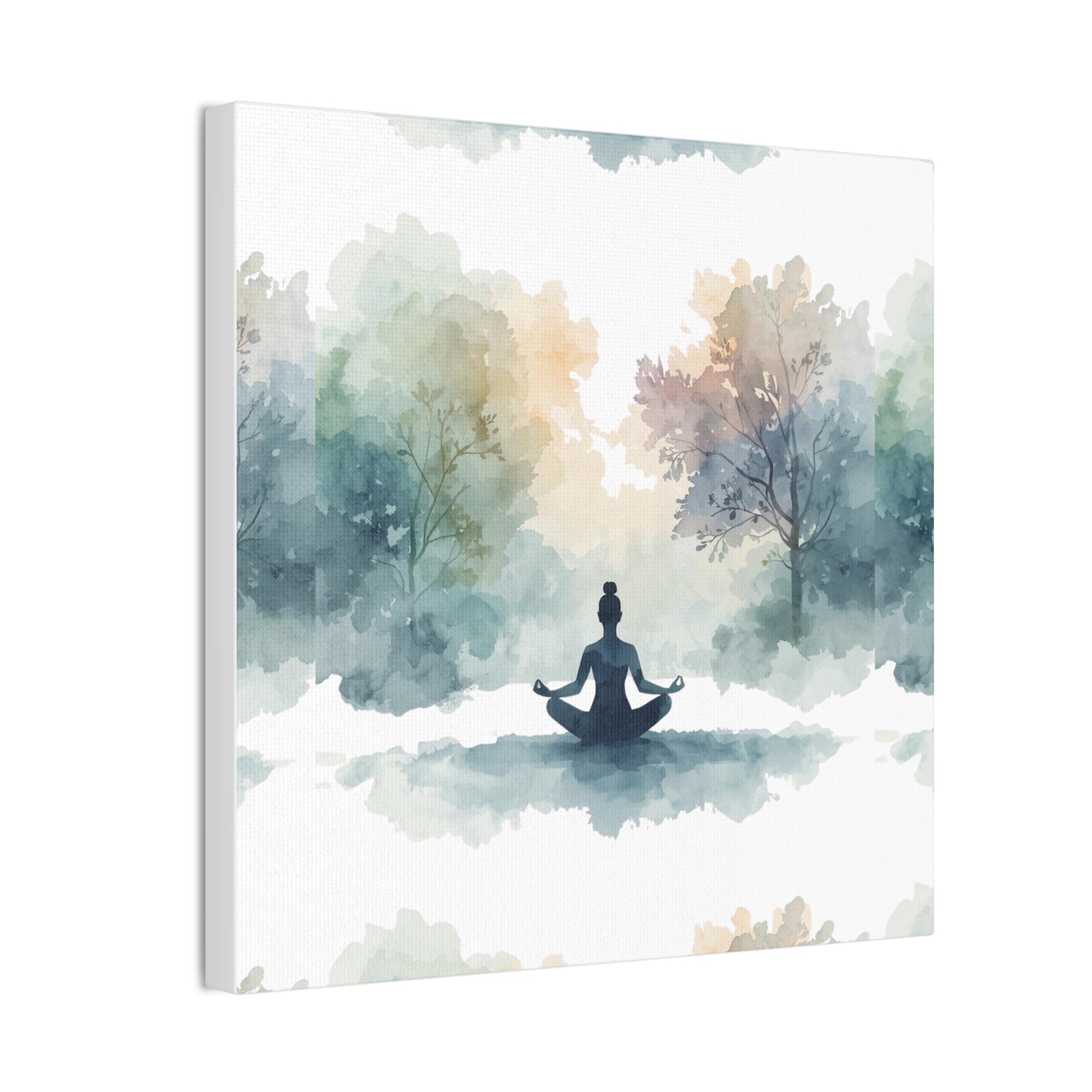 Peace Within Meditation Canvas Wall Art | Eco-Limited