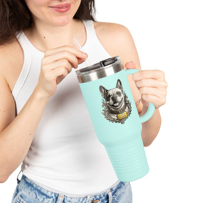 French Bulldog Emblem Stainless Steel Tumbler | Eco-Limited