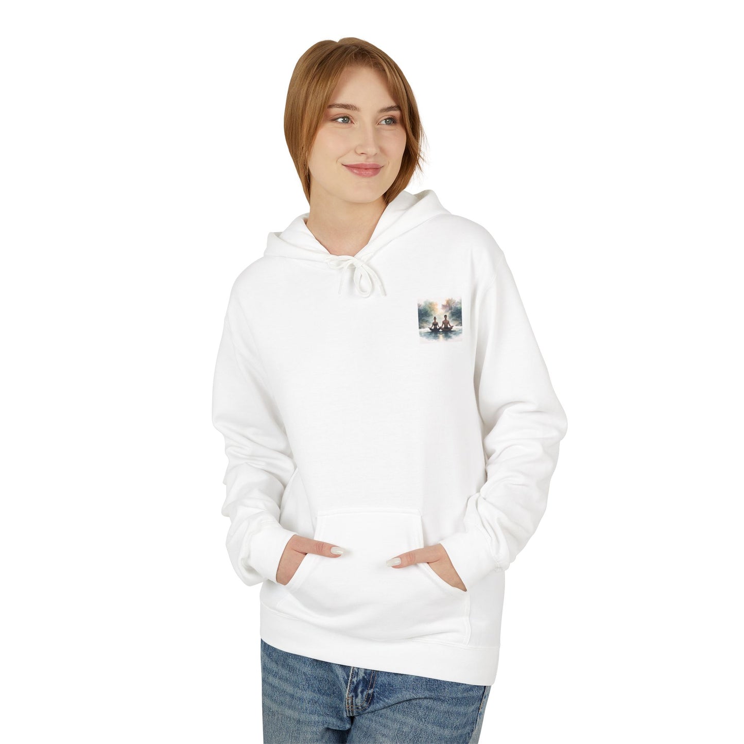 Meditative Balance Art Hoodie | Eco-Limited