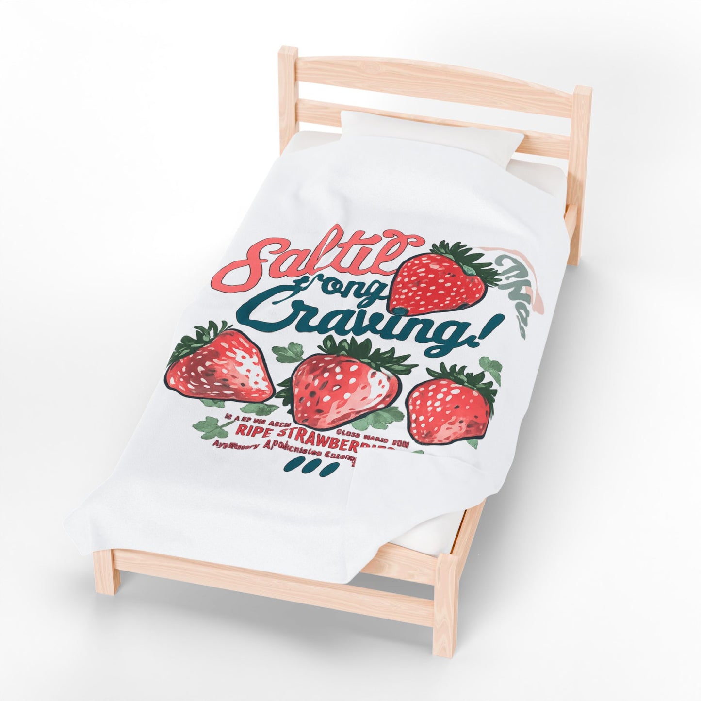 Salty &amp; Strong Strawberry Blanket | Eco-Limited