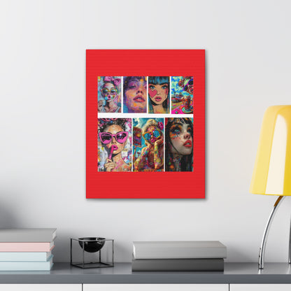 Pop Art Muse Canvas | Statement Wall Art
