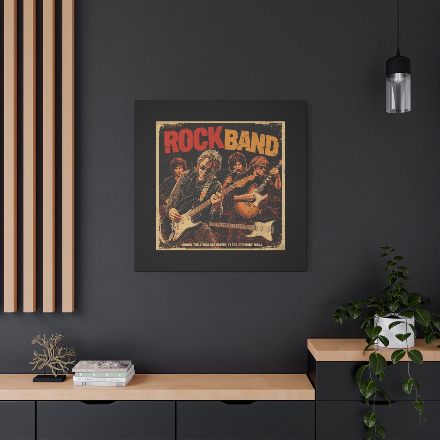 Rock Band Vintage Canvas Wall Art | Eco - Limited