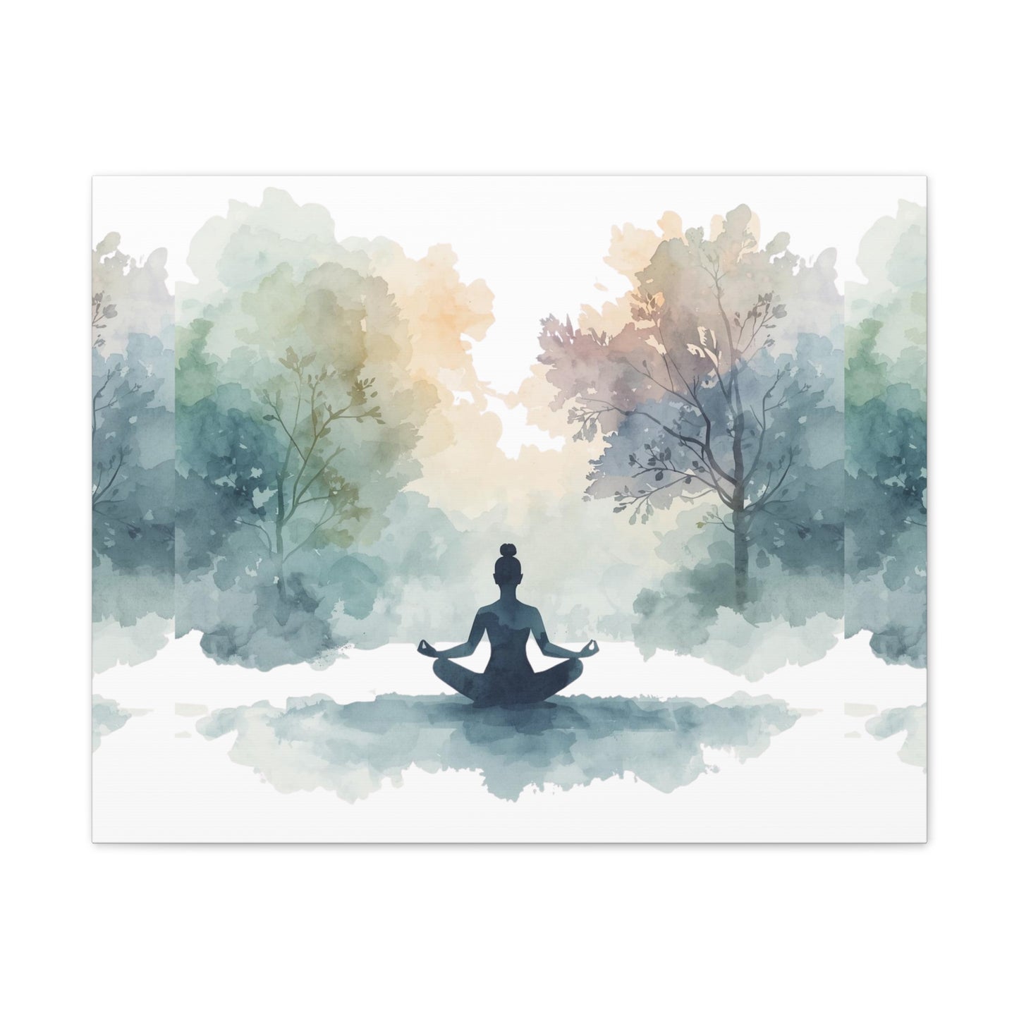 Peace Within Meditation Canvas Wall Art | Eco-Limited