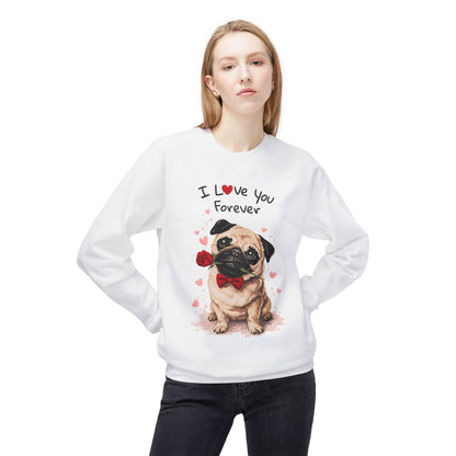 Pug Love Forever Sweater | Eco-Limited