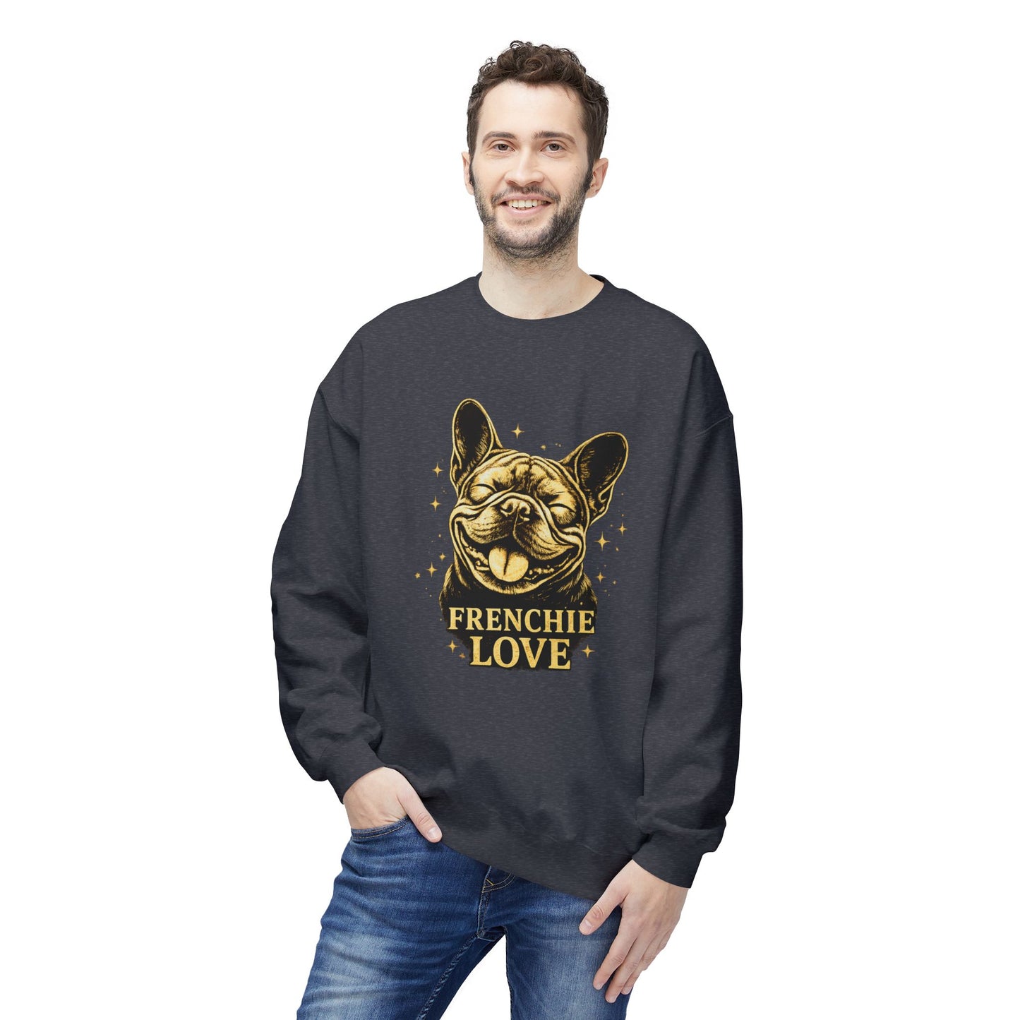 Frenchie Love Dog Sweater | Eco - Limited