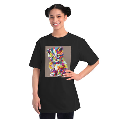 Color Pop Kitten Organic T-Shirt | Organic-Limited