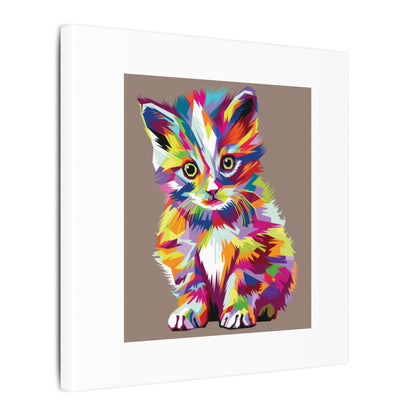 Vibrant Stretched Wall Art for Cat Lovers