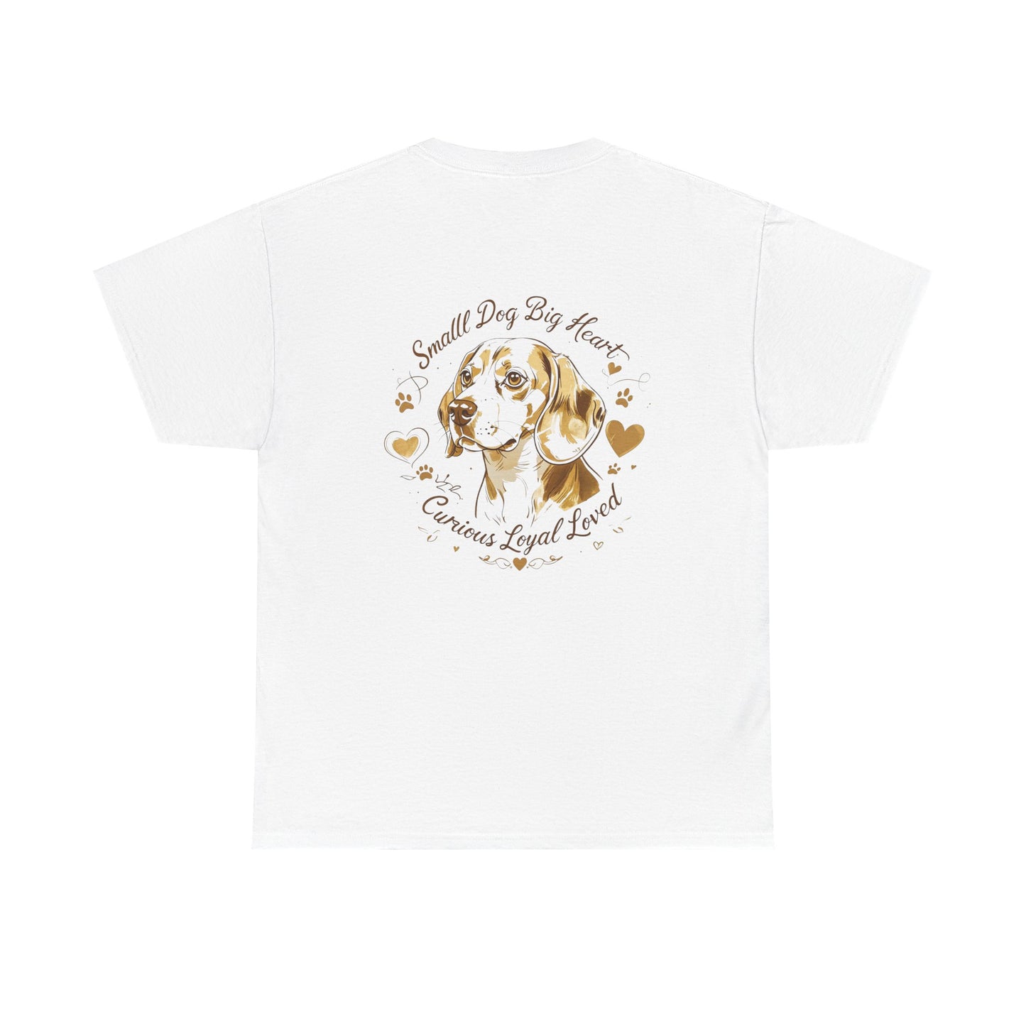 Beagle Small Dog Big Heart T-Shirt | Eco-Limited