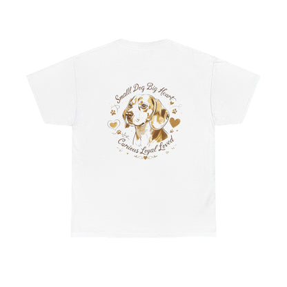 Beagle Small Dog Big Heart T-Shirt | Eco-Limited