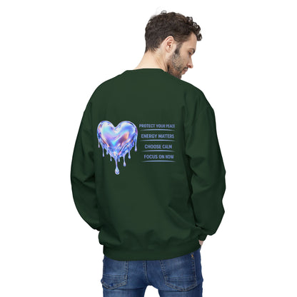 Protect Your Peace Heart Sweatshirt | Eco-Limited