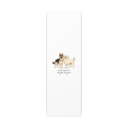 German Shepherd & Golden Retriever Canvas Wall Art