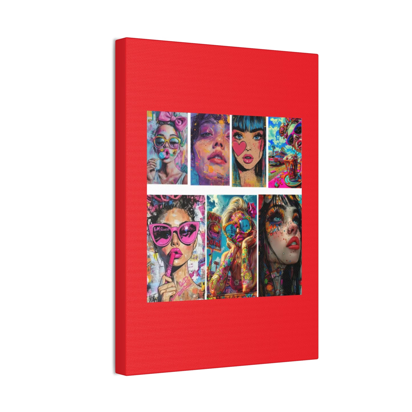 Pop Art Muse Canvas | Statement Wall Art
