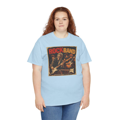 Rock Band Vintage Poster Art T-Shirt | Eco-Limited