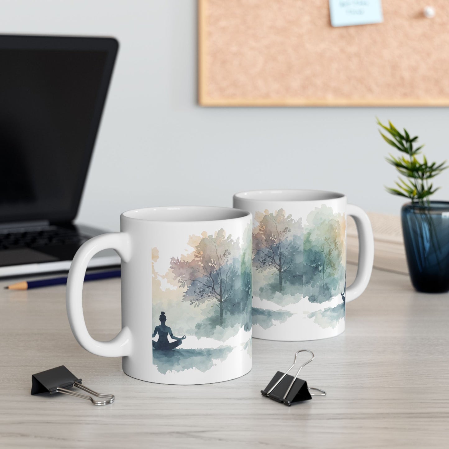 Calm Mind Meditation Ceramic Mug | Eco-Limited