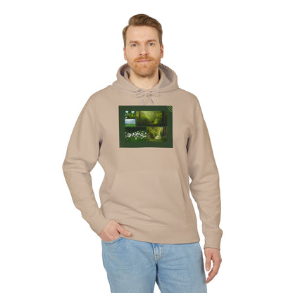 Organic Nature Grid Hoodie | Eco-Limited